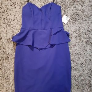 !!!!!Sold!!!!!  Strapless peplum dress
